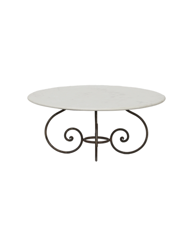 Romeo Marble Coffee Table - Bone